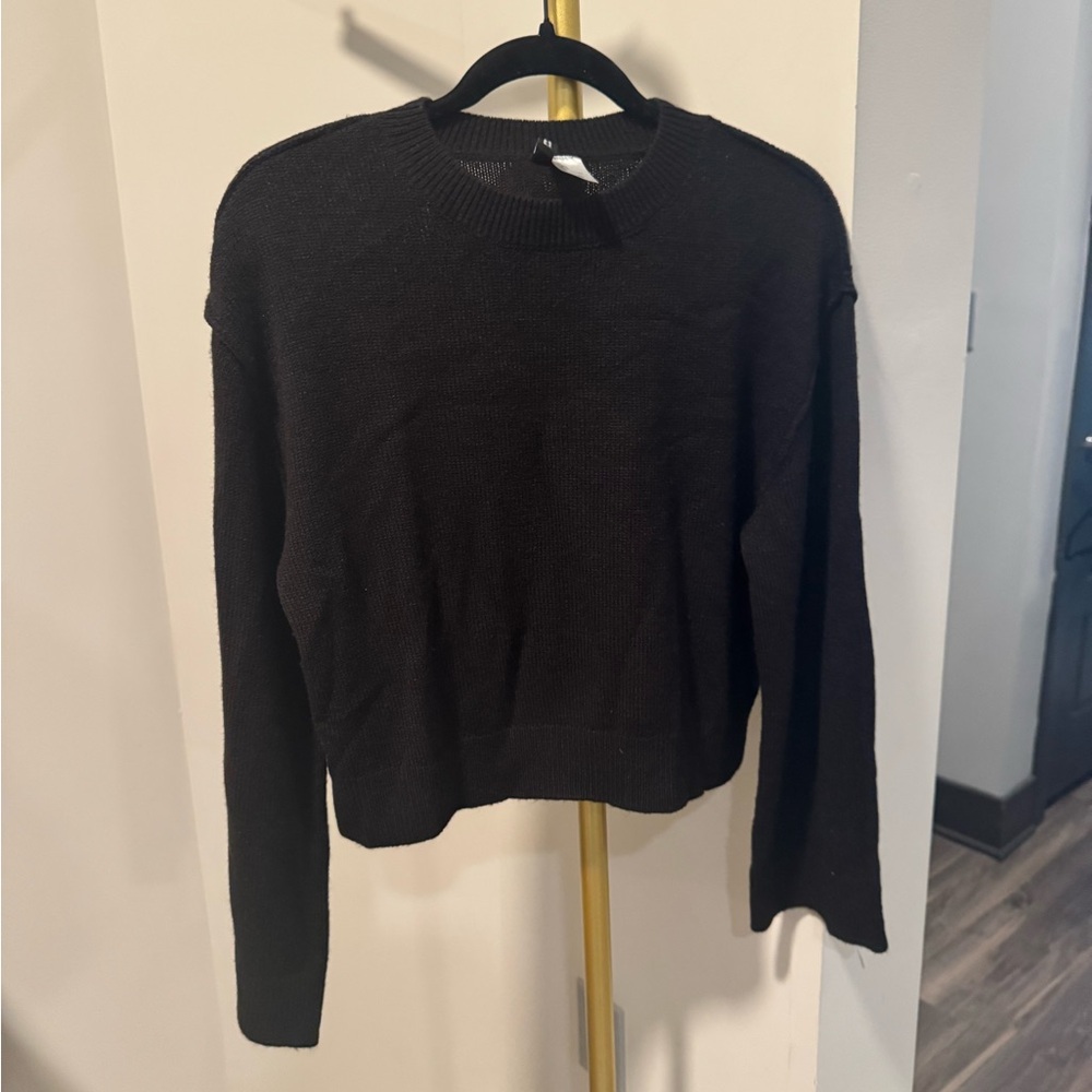 Divided Black Knit sweater